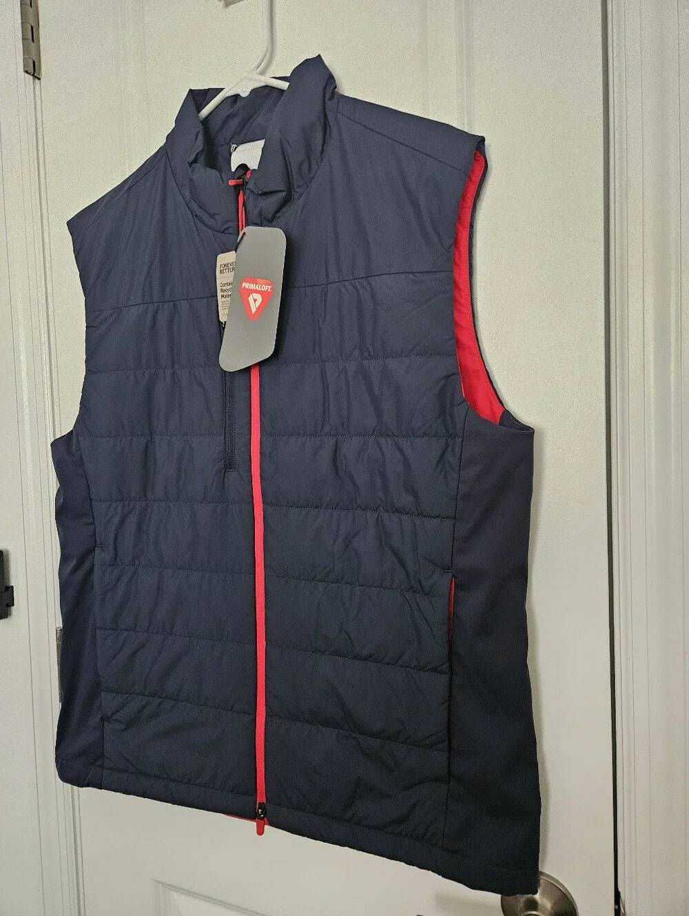 NWT Puma Volition Frost Golf Vest Fairbanks Primaloft Navy Blue Men's Medium